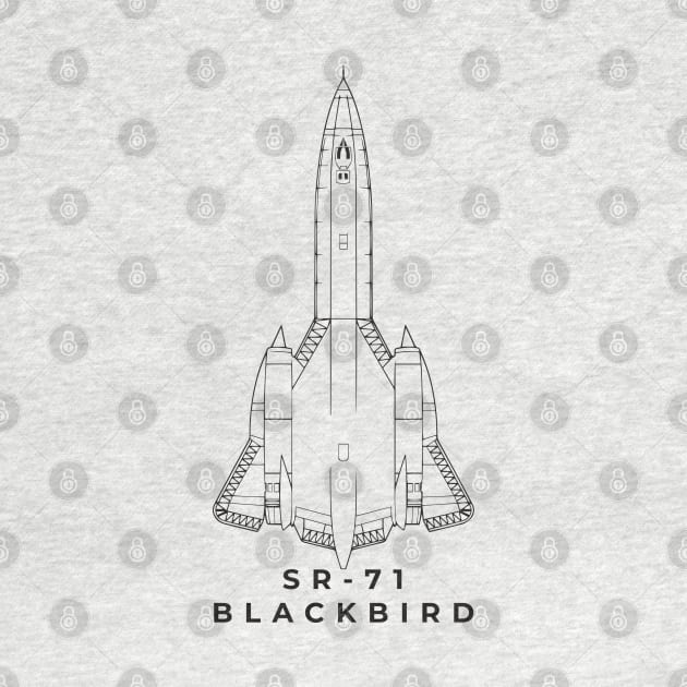 SR-71 Blackbird by BodinStreet